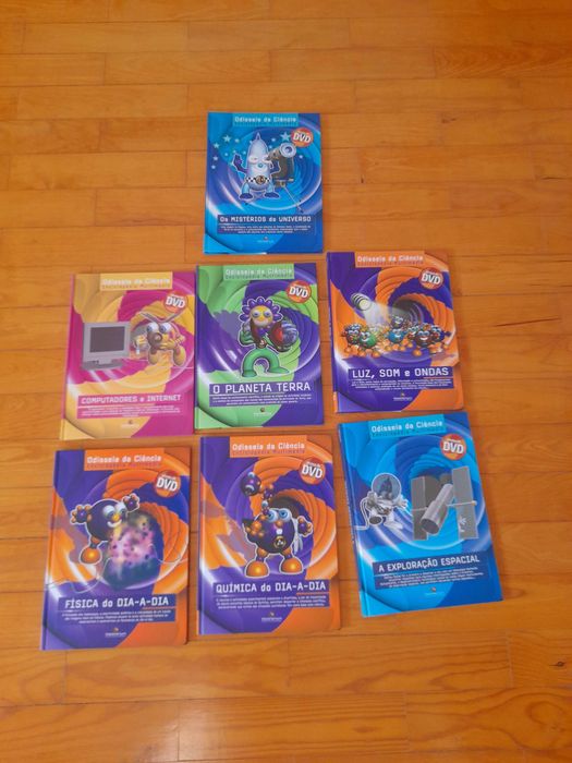 Livros da Coleção Odisseia da Ciência- Enciclopédia Multimédia