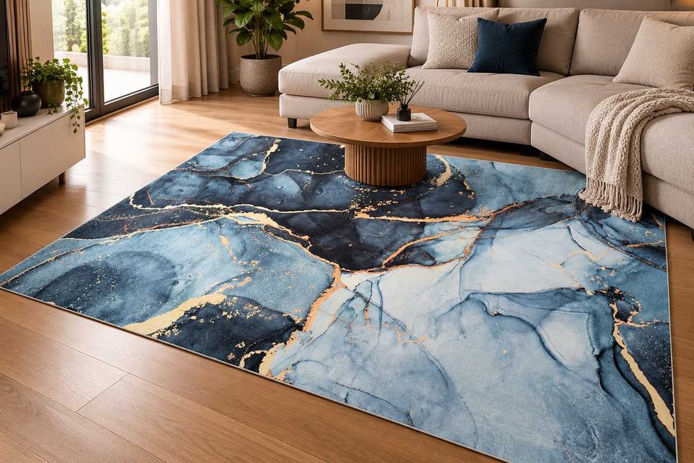 NOWY Dywan do Salonu Efekt 3D Nowoczesne Wzory Elegancki 200x300