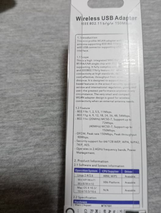 Wi-Fi USB адаптер з антеною, Wi-Fi USB mini