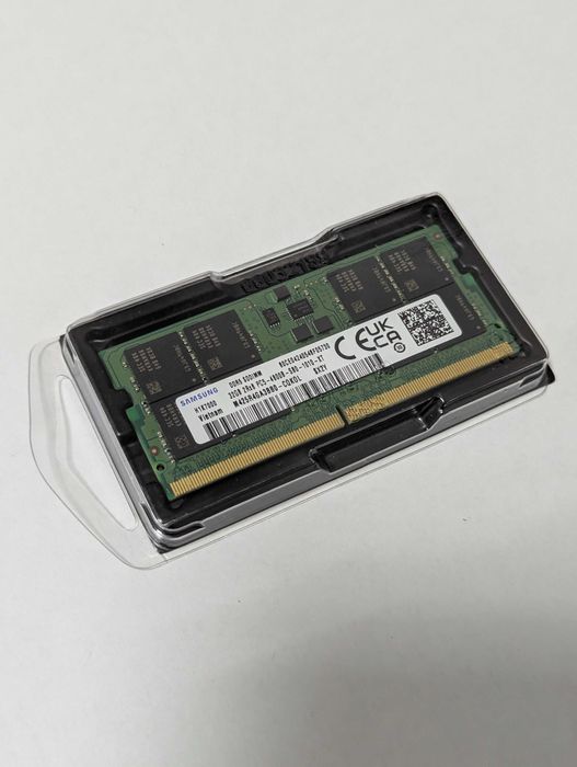 Samsung 32GB Sodimm DDR5 4800MHz/ Нова оперативна пам'ять для ноутбуків/ Гарантія