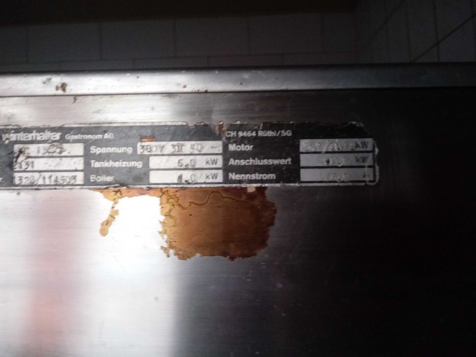 Zmywarka gastronomiczna WINTERHALTER kapturowa