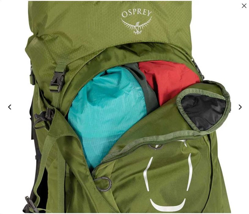 OSPREY Mochila Aether 55L Garlic Mustard Green L-XL