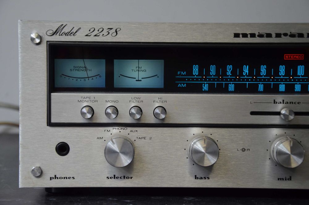 Amplituner Marantz 2238 2.0 srebrny vintage okazja