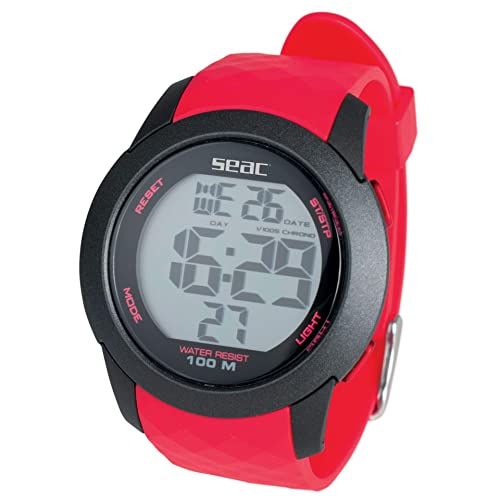 Zegarek sportowy Seac Chronos 147-4R do 100 m czerwony