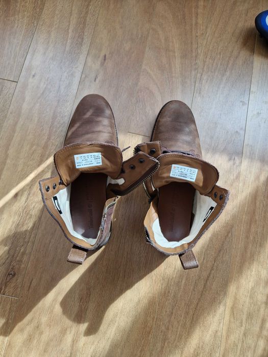 Timberland botas Kendrick Side Zip castanhas 45
