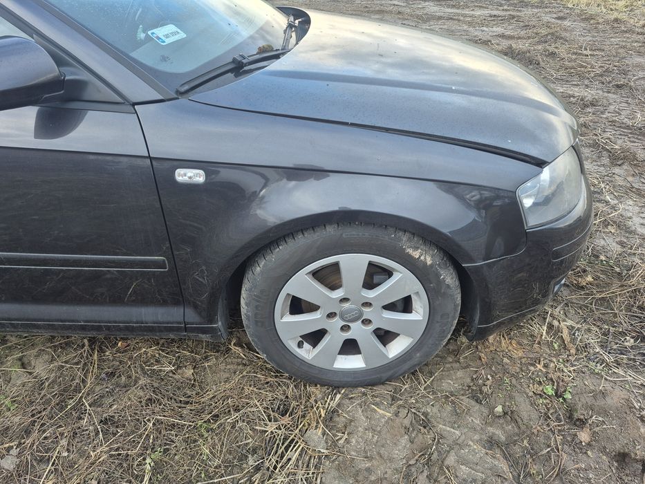 Błotnik prawy lewy audi a3 8p LZ7L