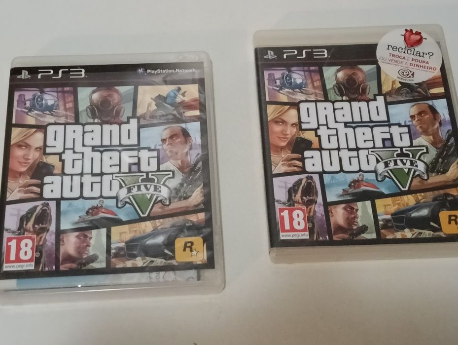 Dois jogos Grand Theaft Auto V
