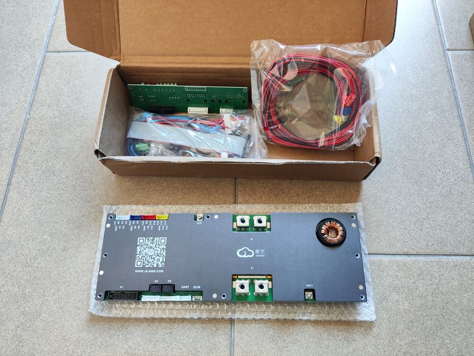 Інверторна Jikong BMS PB2A16S20P v19, струм 200А, балансир 2А