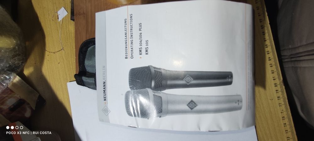 Microfone condensador de palco Neumann KMS 105