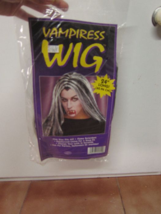 Peruca de Carnaval - Vampiress Wig Peruca de Vampiro