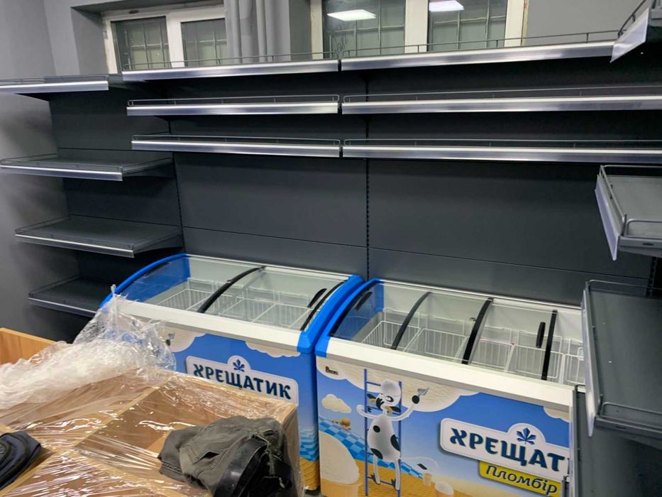 Торговые стеллажи. Кассовые прилавки. Торговое оборудование в магазин