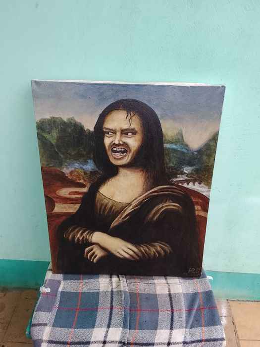 "А-Лизи". Холст 40х50. Акрил.