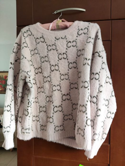 Damaki sweter roz,L/XL