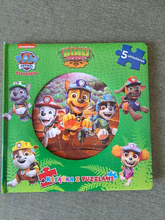 Puzzle -  książka Psi patrol