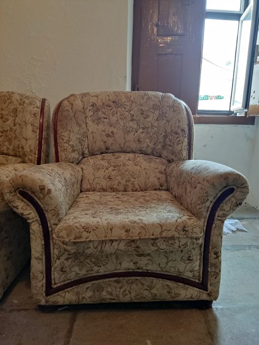 Conjunto de Sofás florais