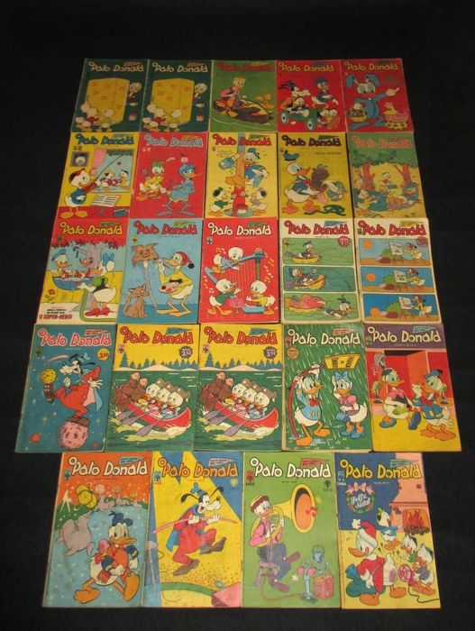 Livros BD Pato Donald Disney Anos 70 Revistas Vintage Br