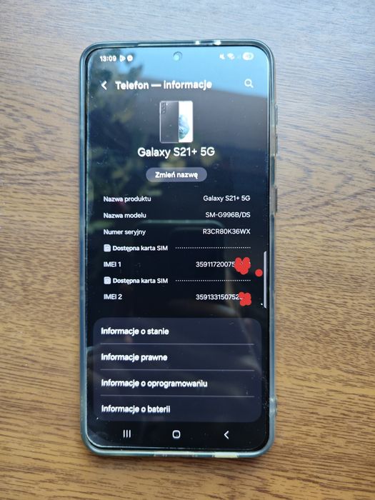 Samsung Galaxy S21 Plus 285 GB 8GB RAM