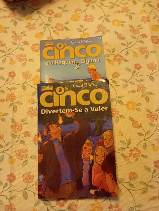 Vendo dois livros da coleção dos Cinco.