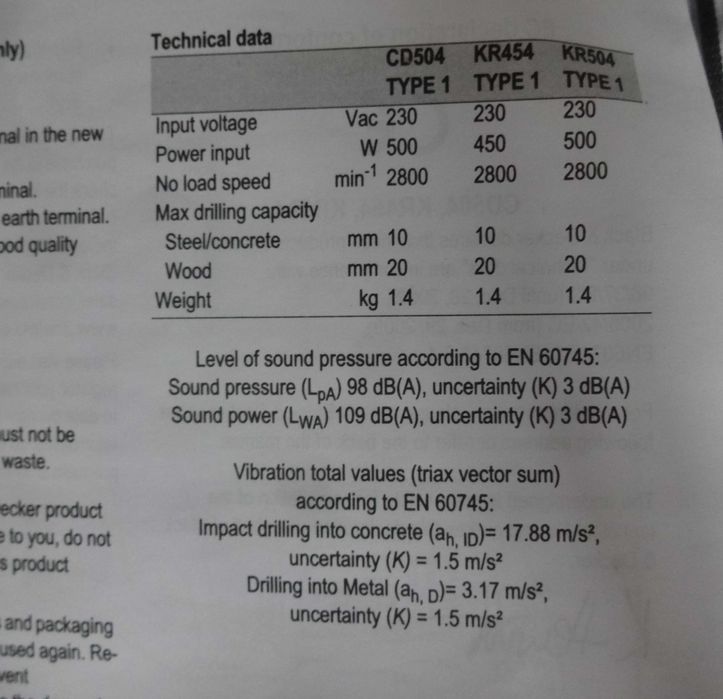 Black & Decker - NOWA, w pudełku, wiertarka zakup. w Wielk. Brytanii