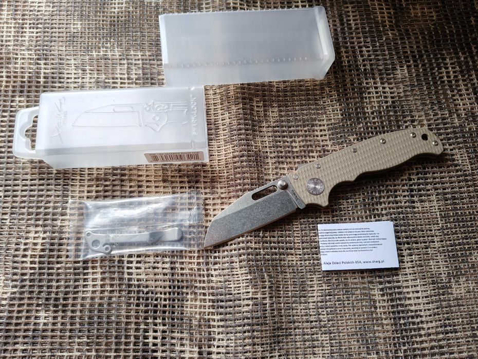 Nóż Demko Shark AD205 stal 3V komplet nowy