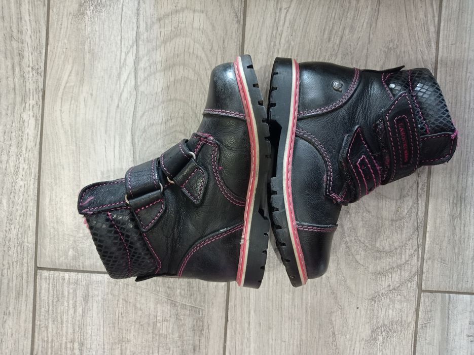 Дитячі зимові черевики, чоботи для дівчинки, Lasocki, чорні,  22 р.