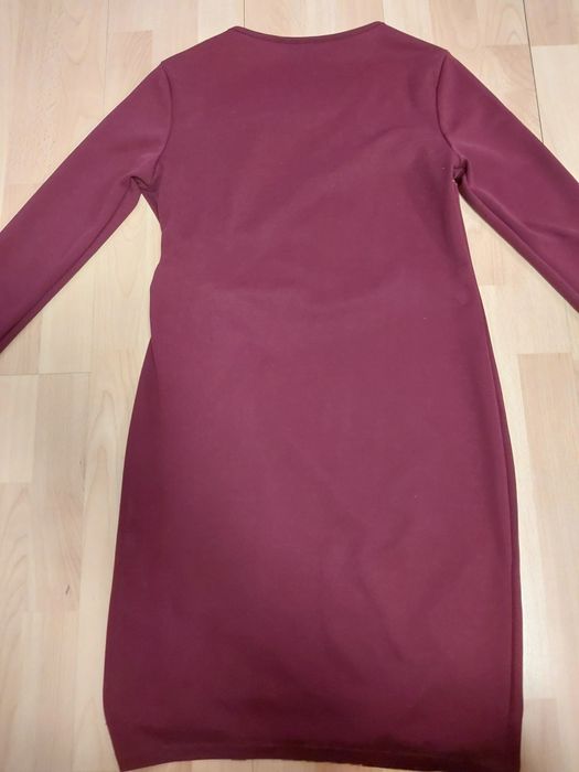 Piękna sukienka elegancka r 38 40 M L wyjsciowa bordo