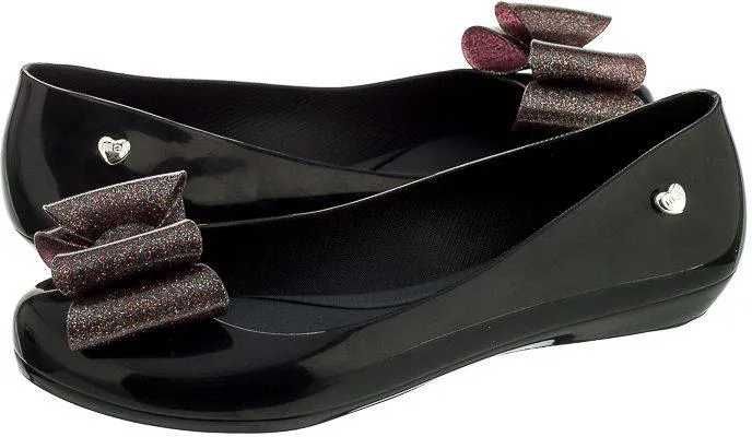 baleriny  Melissa 39 czarne z kokardą Mel by Melissa