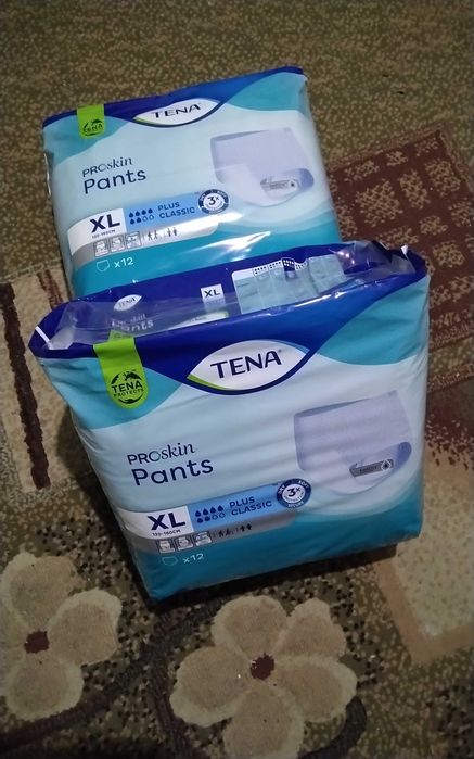 Підгузники-памперси для дорослих Tena ProSkin Pants 6 крапель, розмір XL, упаковка 12 шт. з Іспанії
