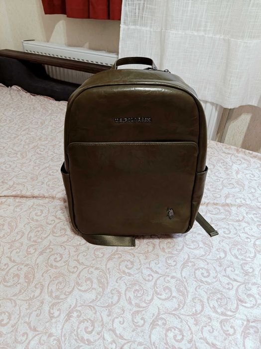 Шкіряний рюкзак U.S. Polo Assn