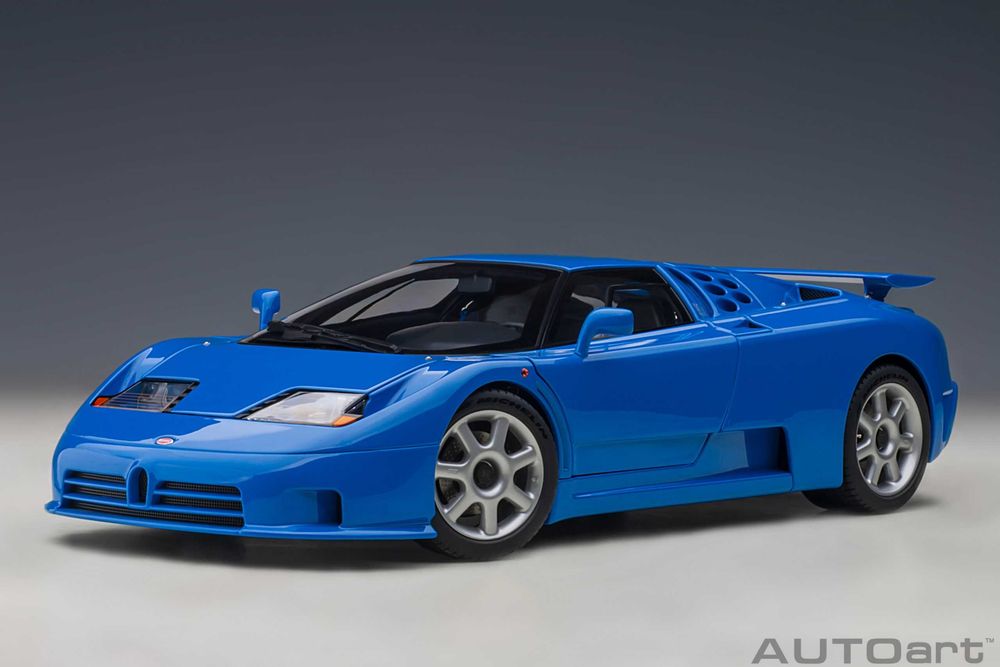 Bugatti EB110 SS French Racing Blue Autoart 1:18