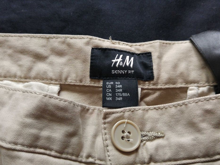 Spodnie męskie bawełniane H&M