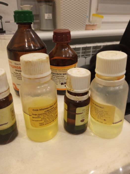 Олії косметичні набір 22 шт