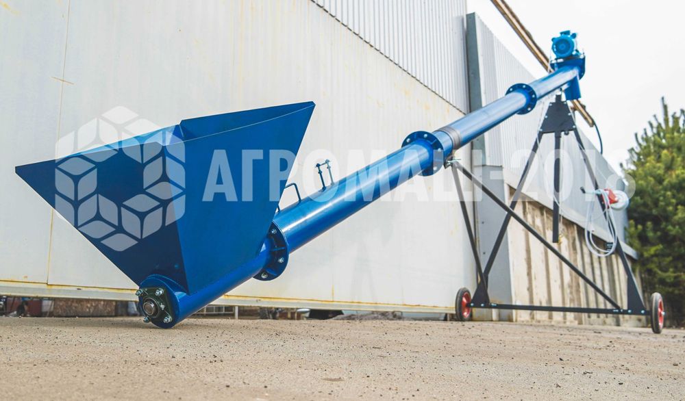 Гвинтовий конвеєр, шнековий навантажувач, зернонавантажувач 270Х12 м