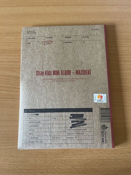 Stray Kids “MAXIDENT” álbum versão Felix (kpop)