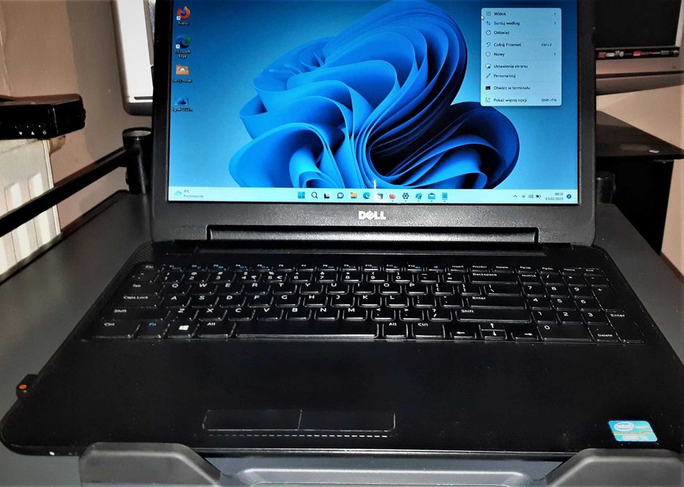 Laptop Dell Windows11 Orygin 12GB Ram  SSD 256GB 4 rdzeniowy Intel  i3