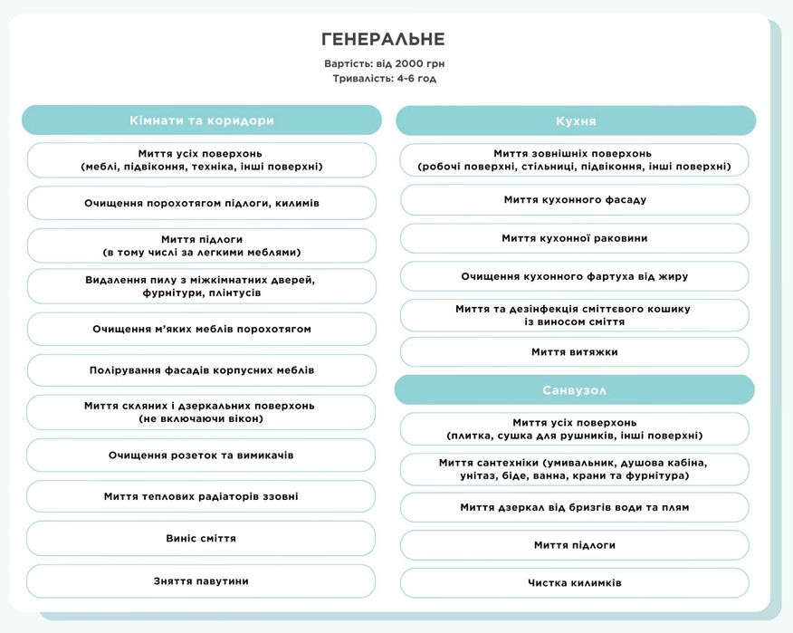Прибирання Львів