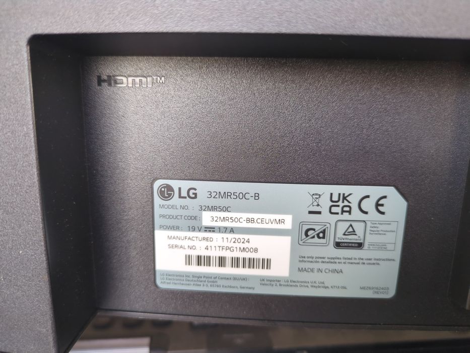 Monitor 32 LG 32MR50C