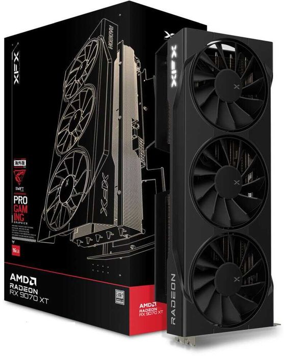 Karta graficzna XFX Swift Radeon RX 9070 XT Triple Fan Gaming Edition 16GB