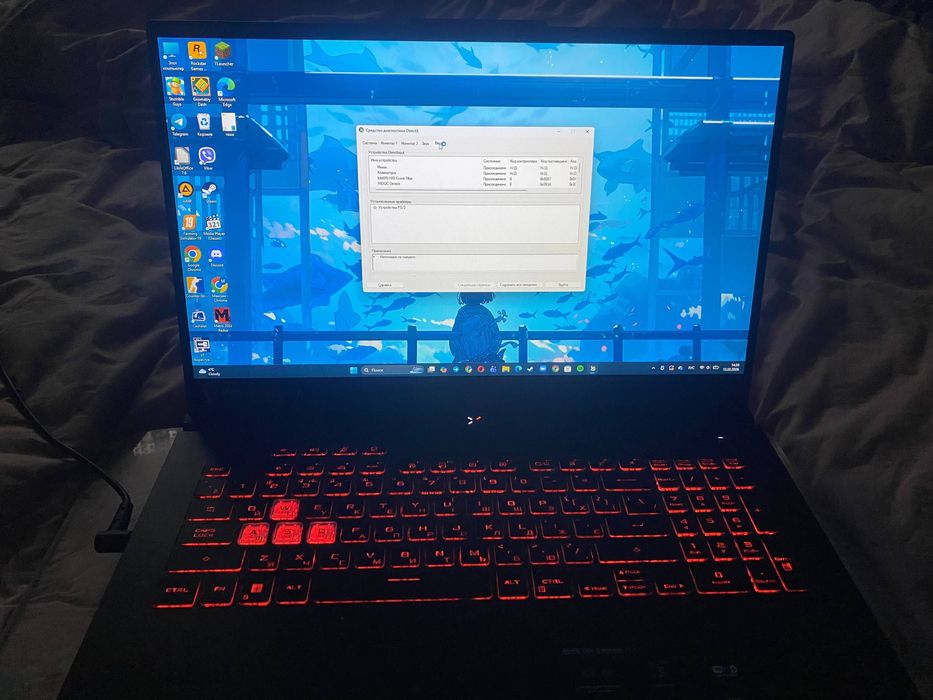 Ноутбук Rtx 3050 4 gb 16 gb ram i5 12500H