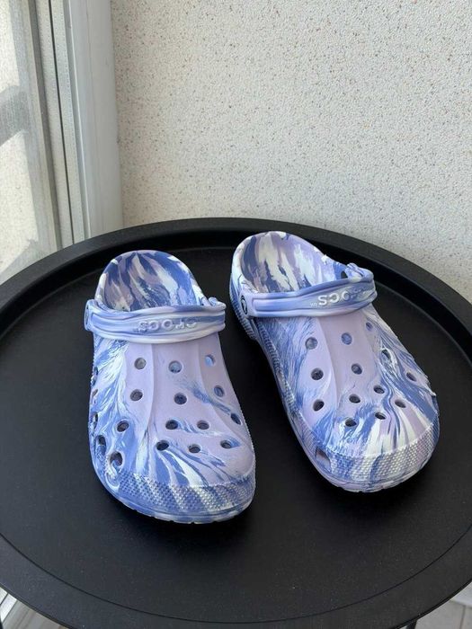 Шльопанці Crocs Marbled Clog Purple (торг)
