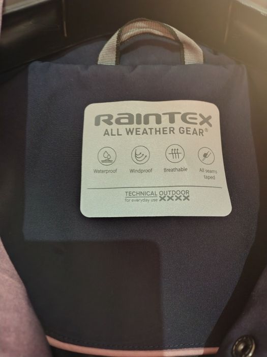 Płaszcz przeciwdeszczowy outdoor granatowy Raintex