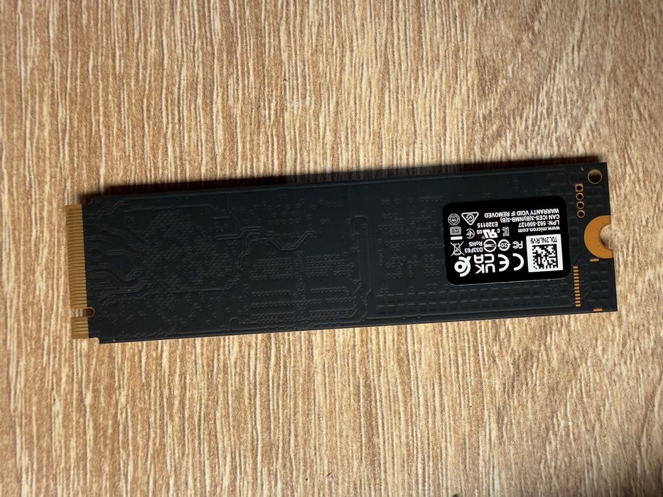 SSD M2 Micron 1tb nvme pcie4 ссд
