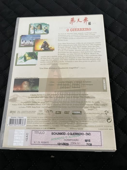 DVD O Guerreiro (Bichunmoo)