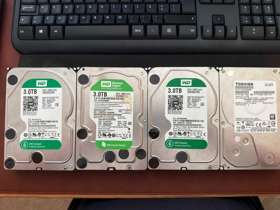 Discos HDD 2TB e 3TB