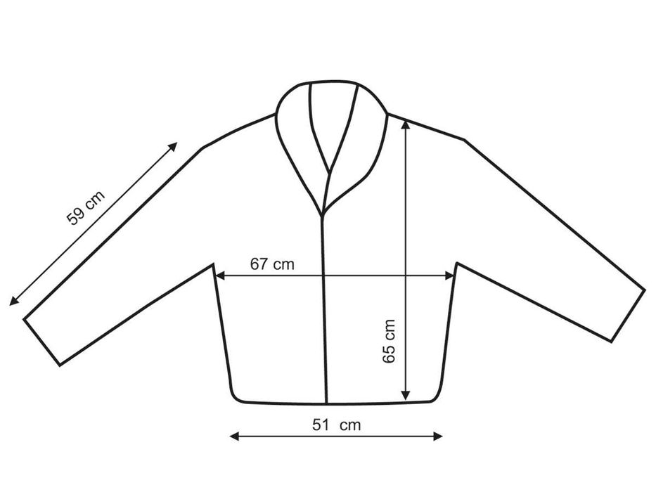 Kożuch męski, naturalny, kurtka