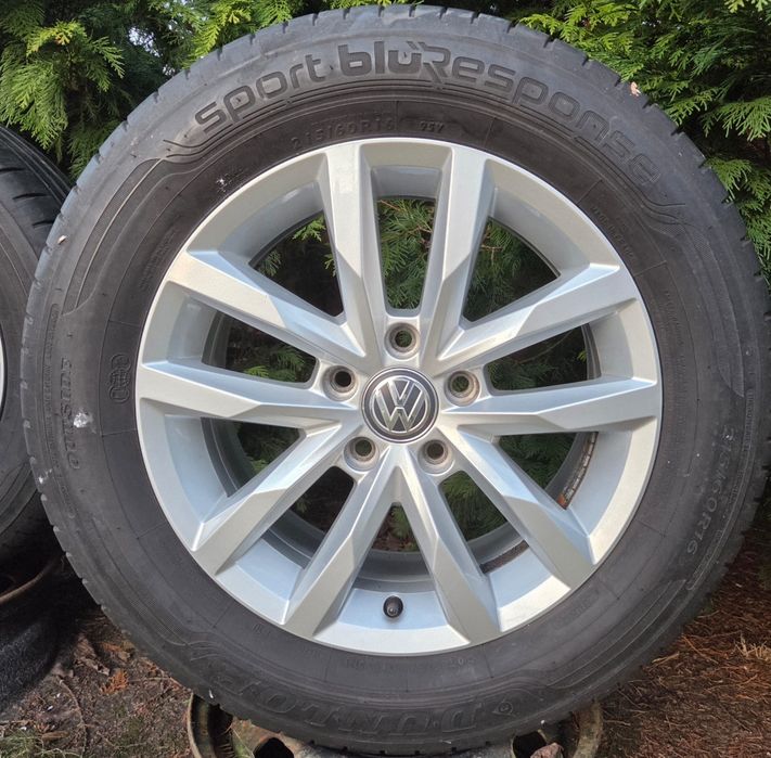 Felgi Oryginał VW Passat B8 Sharan 7N opony lato 215/60R16