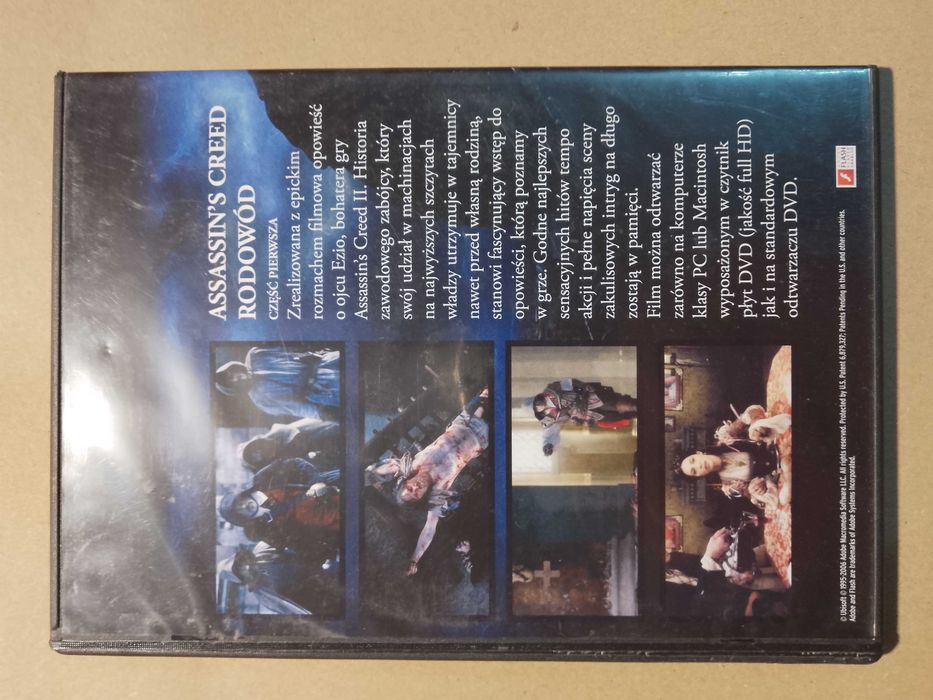 Assassin's Creed Rodowód PL część pierwsza film płyta DVD