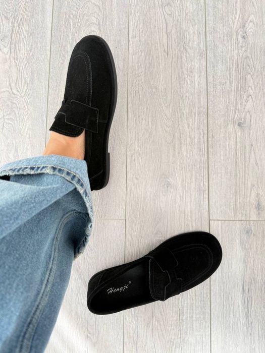 Анатомічні лофери Натуральна замша