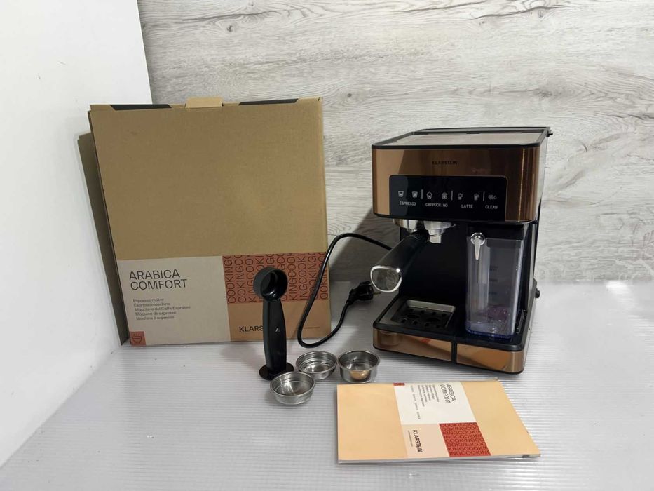 Кавоварка (кавомашина) klarstein arabica comfort