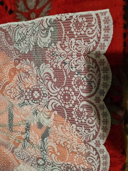 Firanka we wzór kwiatowy